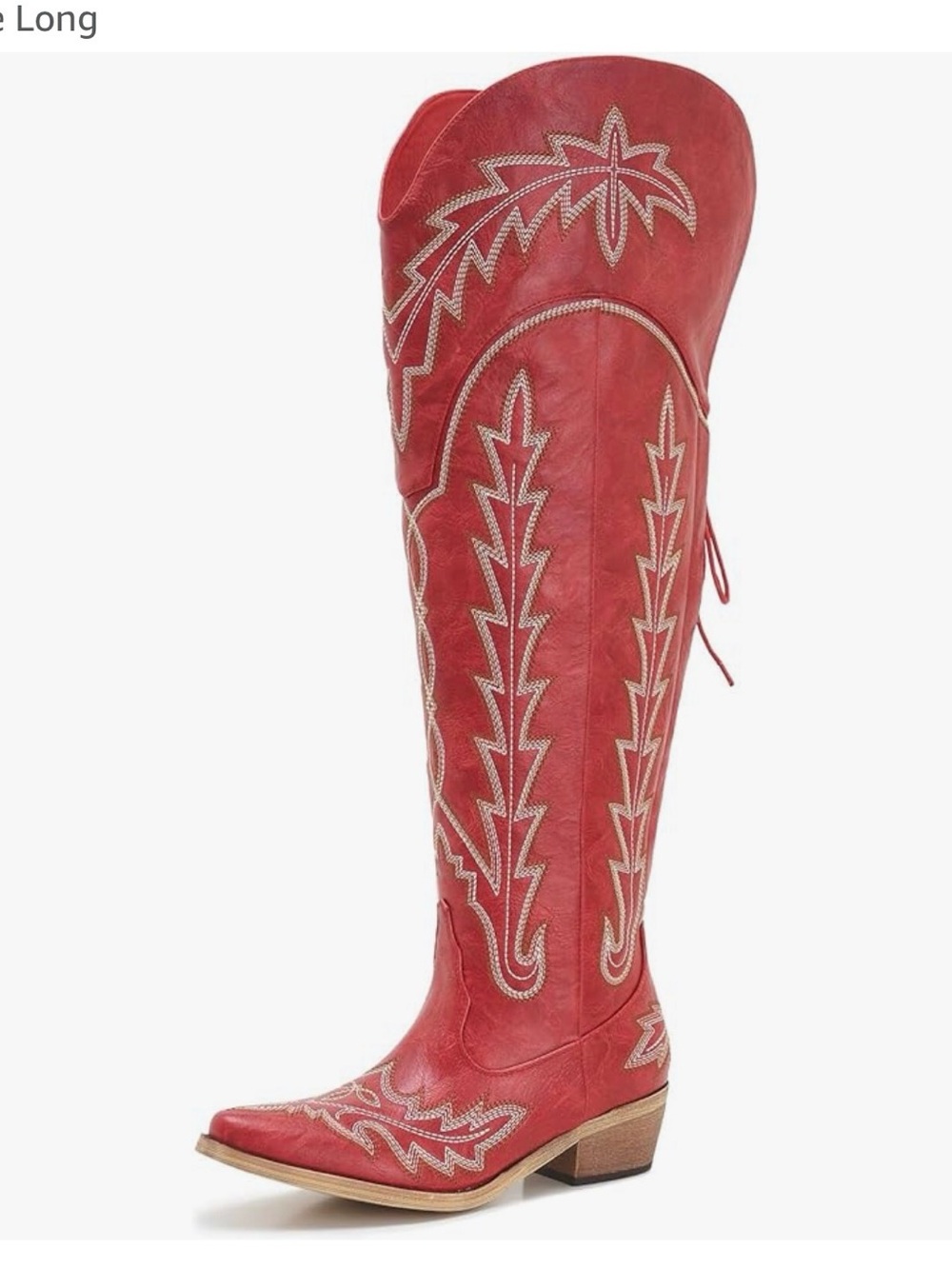 Women's Red Tall Western Cowboy Boots size 9.5